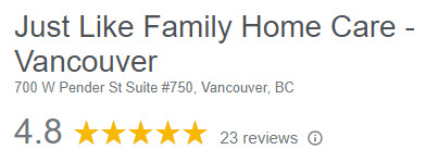 Just Like Family Home Care - Vancouver Google Rating